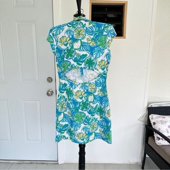 Lilly Pulitzer Blue and Green Patterned Top - Picture 3 of 3